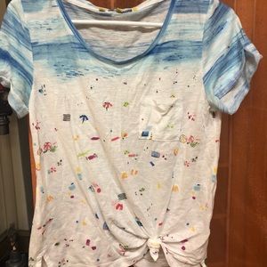 Little yellow button shirt from anthropologie